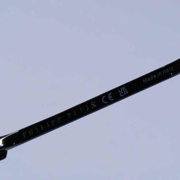 Philipp Plein SPP008M 700X Sunglasses Black Aviator Frame, Grey Lenses - Picture 5 of 10